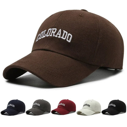 Letters Embroidery Snapback Baseball Cap