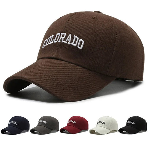 Letters Embroidery Snapback Baseball Cap