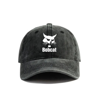 Bobcat Heavy Equipment Retro Outdoor Adjustable Baseball Cap