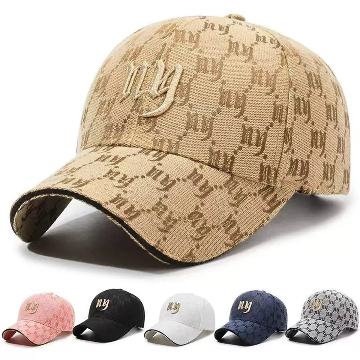 Unisex NY Lettter Embroidery Baseball Caps