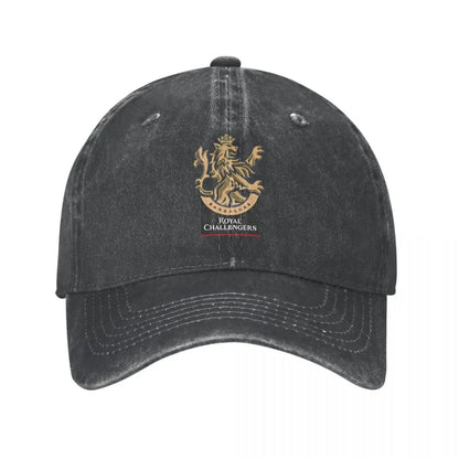 RCB Royal Challengers Bangalore Distressed Baseball Cap