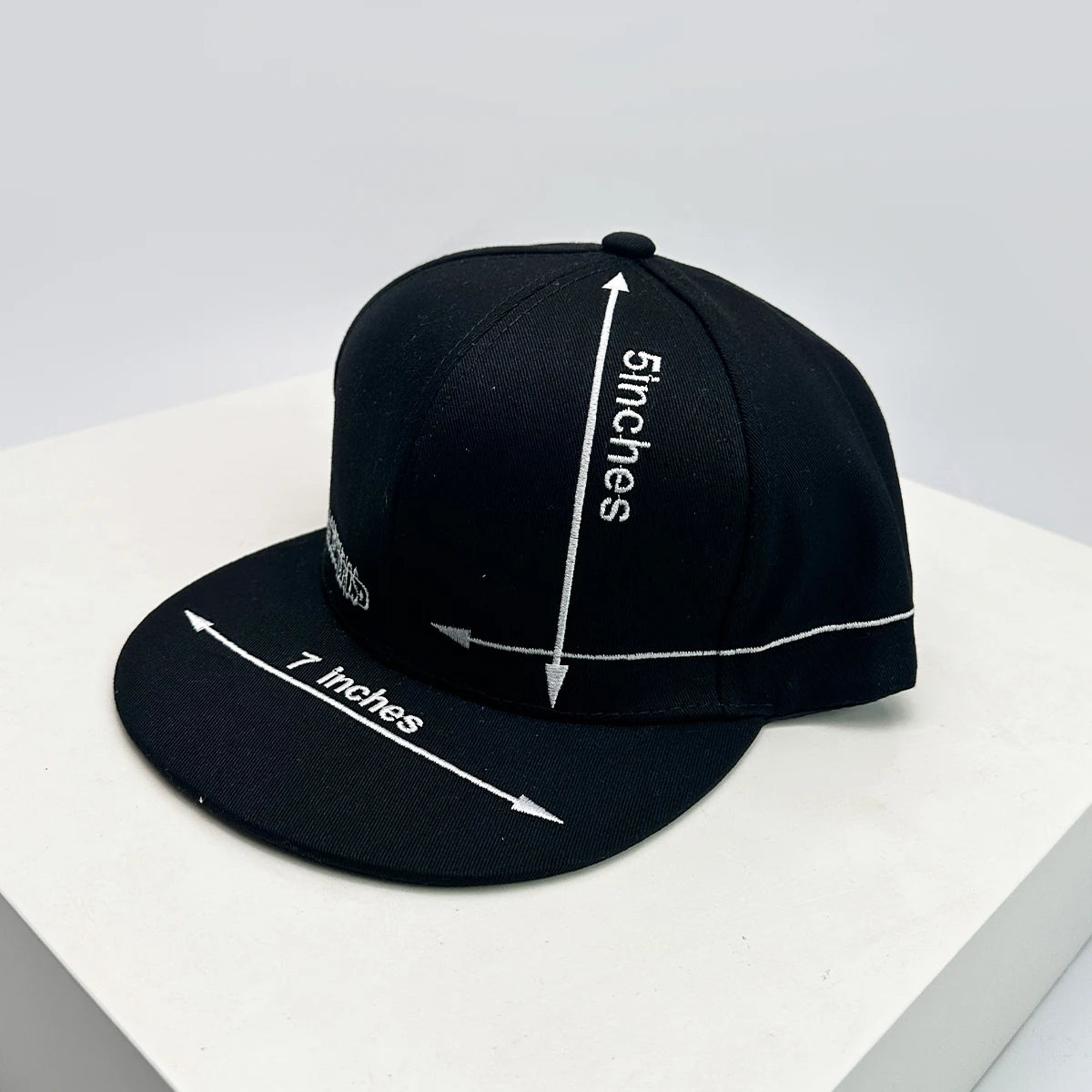 Arrow Eye Letter Embroidery Snapback Cap