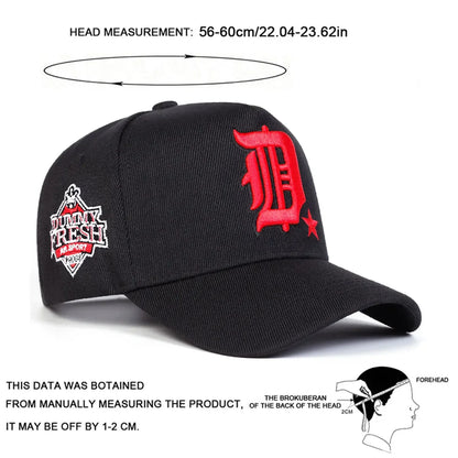 Unisex Gothic Dummy Fresh Letter Trucker Baseball Cap