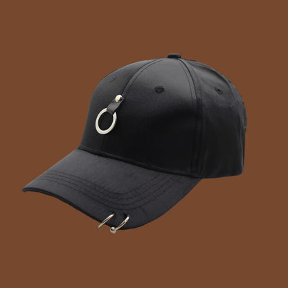 Solid Color Ring Hip Hop Baseball Cap