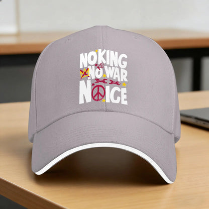 No Kings Street Style Hip Hop Baseball Cap