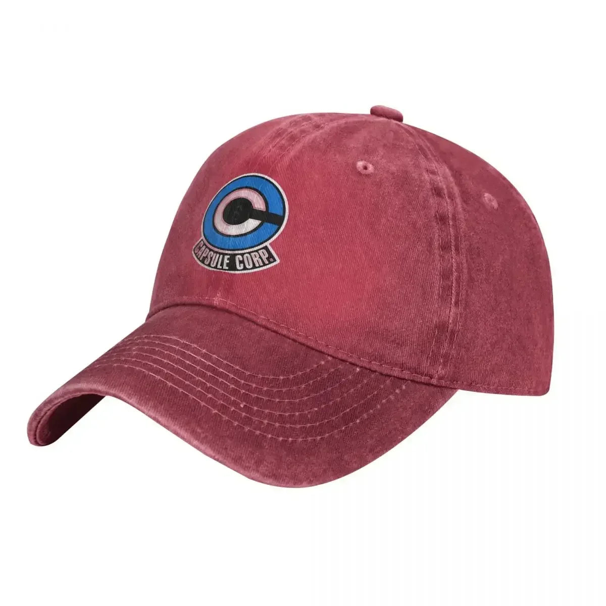Capsule Corp Denim Trucker Print Baseball Cap