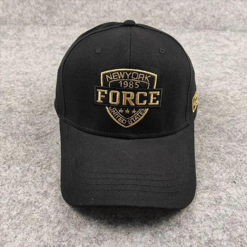 Structured Embroidered Adjustable Baseball Cap