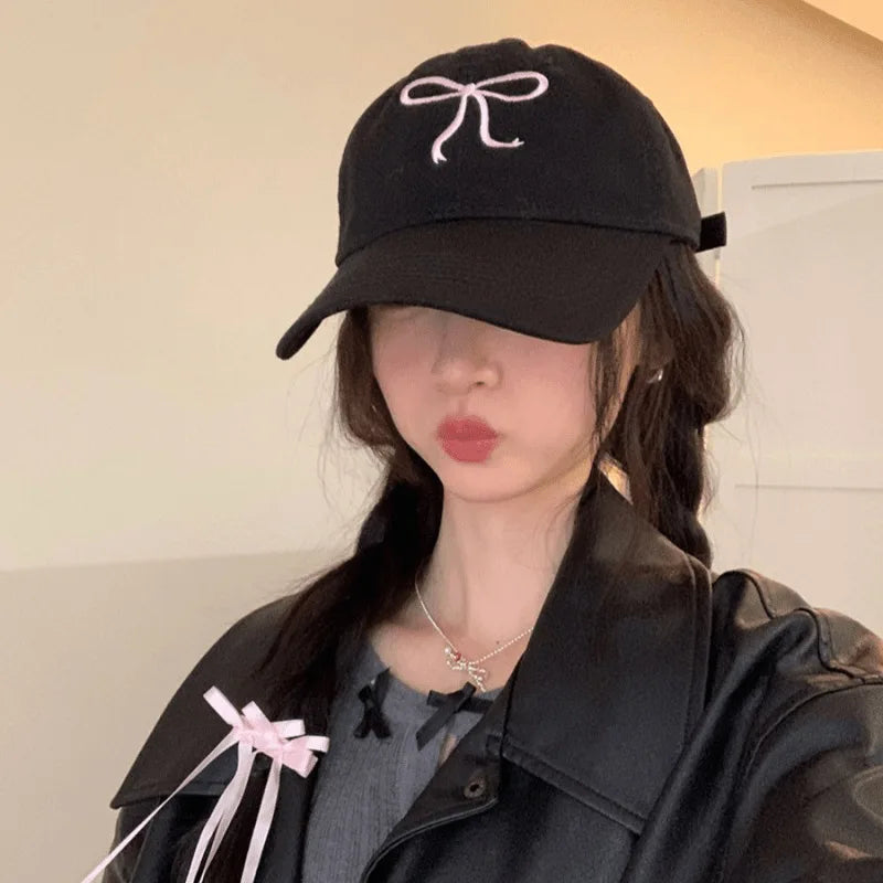 Korean Love Embroidered Sun Visor Baseball Cap