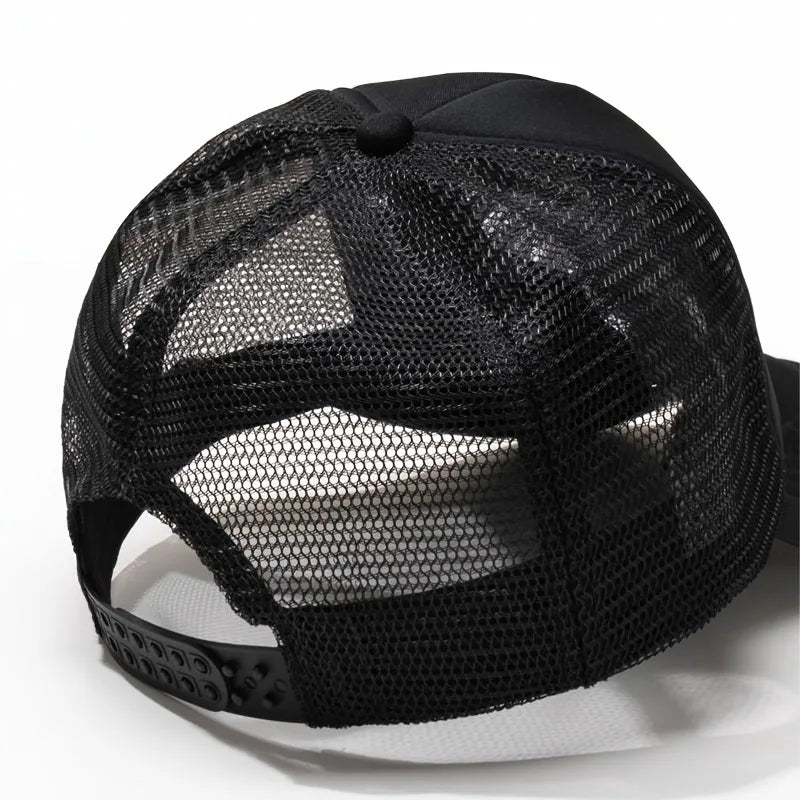 Golf Tour Printed Polyester Mesh Baseball Cap