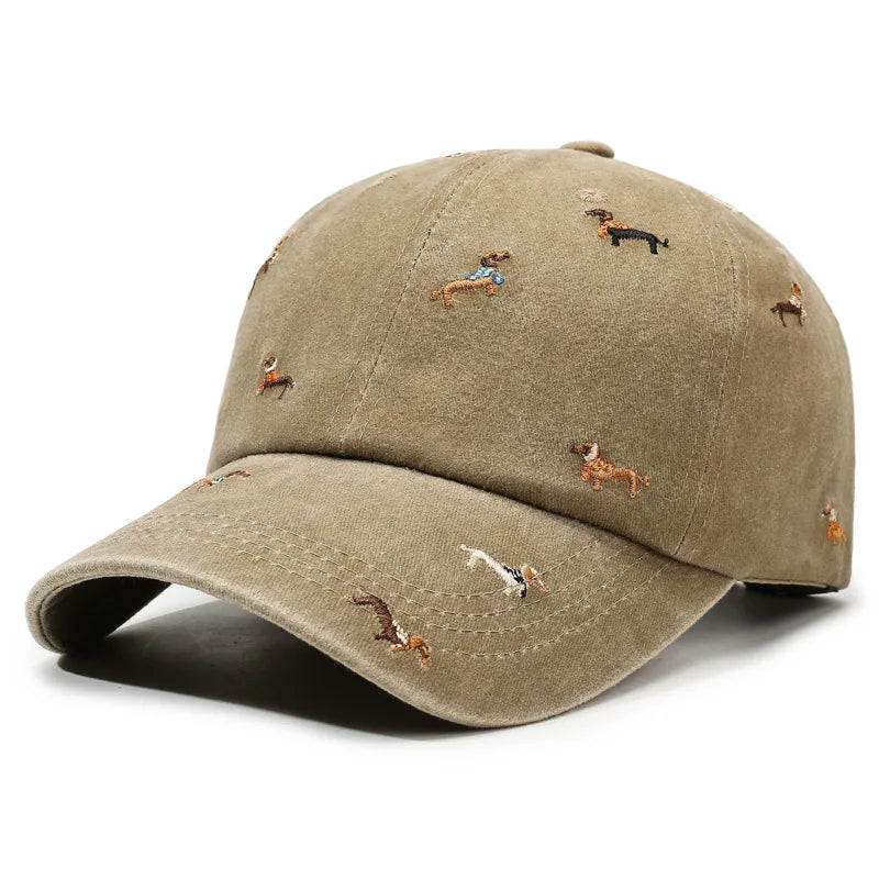 Vintage Washed Australian Wool Distressed Duckbill Baseball Cap