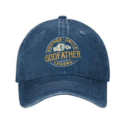 Uncle Godfather Legend Washed Hip Hop Baseball Cap
