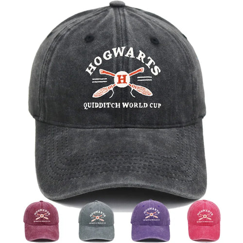 Harry Potter Embroidered Hip Hop Snapback Cap