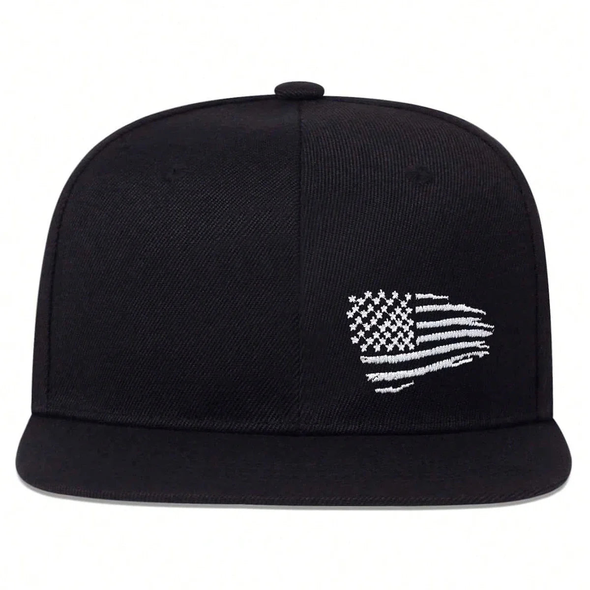 Unisex Side American Flag Embroidery Hip-hop Hats