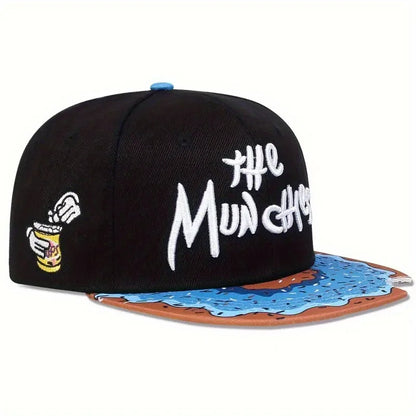Unisex Munchies Donut Embroidered Baseball Cap