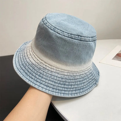 Denim Cotton Unisex Summer Bucket Hat
