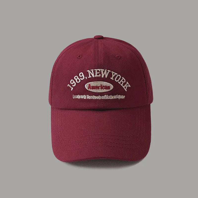 Retro Letter Embroidery Baseball Cap