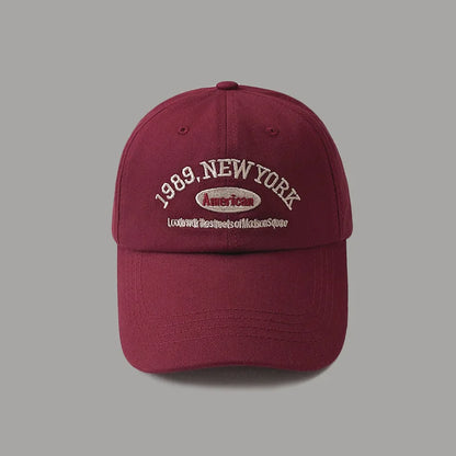 Retro Letter Embroidery Baseball Cap
