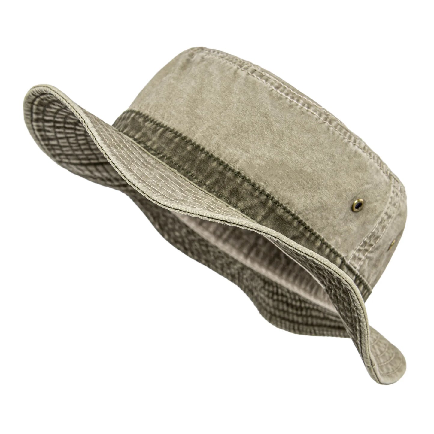 Voboom Men Washed Cotton Bucket Hat