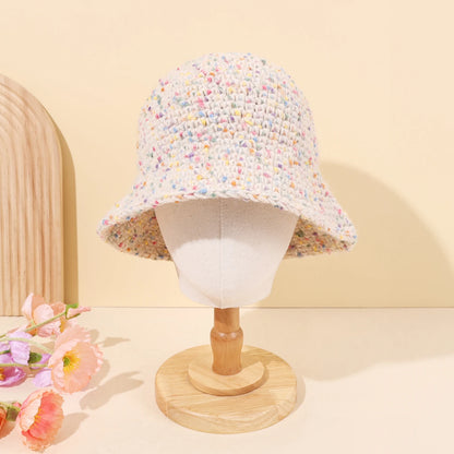 Korean Thread Knitted Autumn Winter Bucket Hat