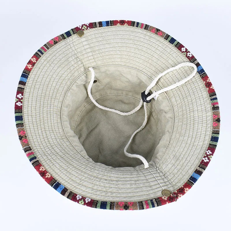 Breathable Wind Resistant Outdoor Cotton Bucket Hat