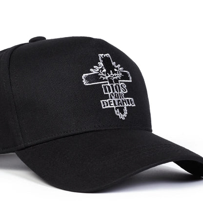Unisex Dios Por Delante Cross Embroidery Baseball Cap