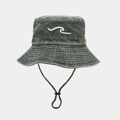 Breathable Cotton Embroidered Sunshade Bucket Hat