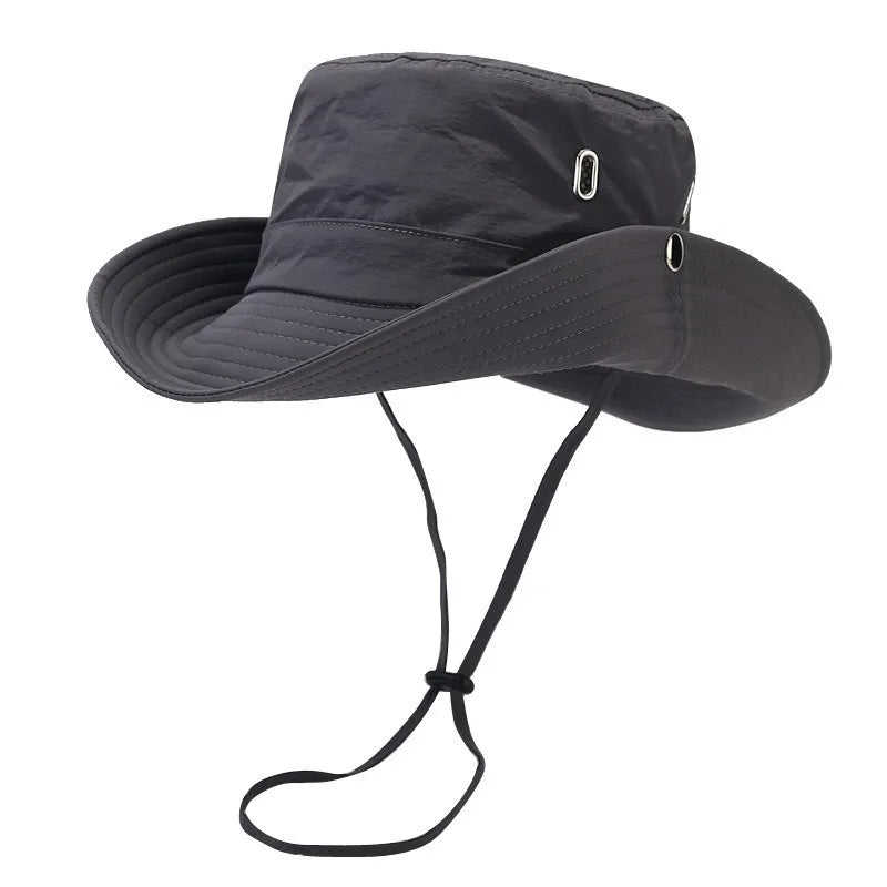 Unisex Solid Summer Bucket Hat