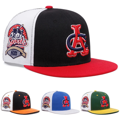 Personalized CA Embroidered Flat Edge Baseball Cap