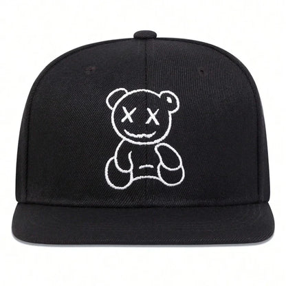 Unisex XX Little Bear Embroidery Hip-hop Hats