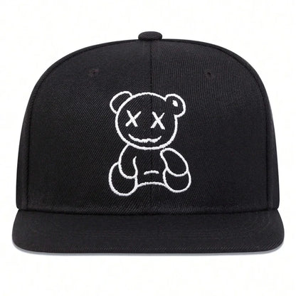Unisex XX Little Bear Embroidery Hip-hop Hats