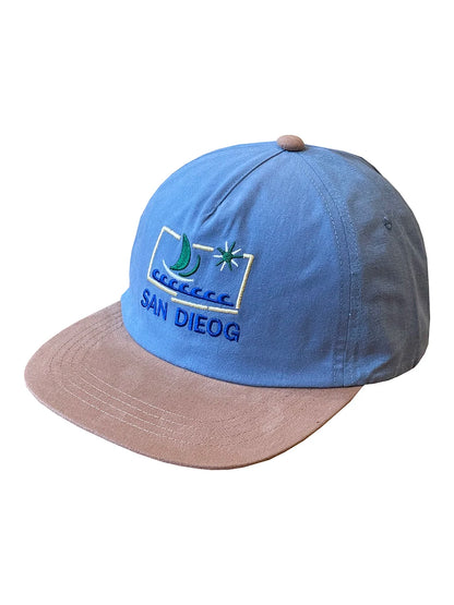 Color Block Embroidery Baseball Cap