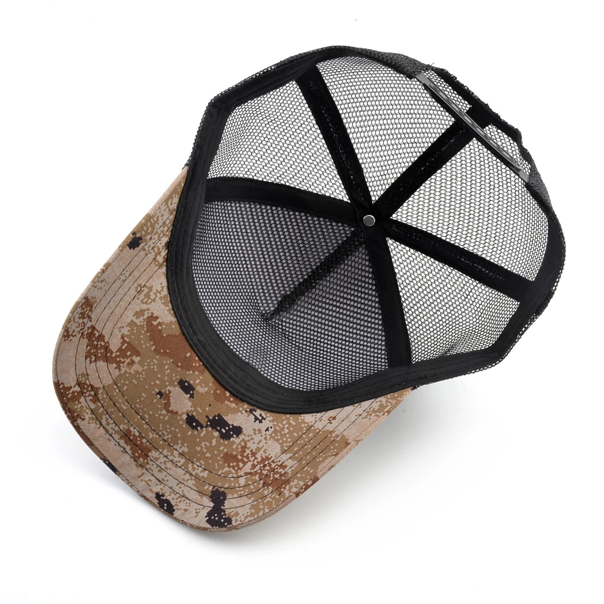 Camouflage Lion Embroidered Baseball Cap