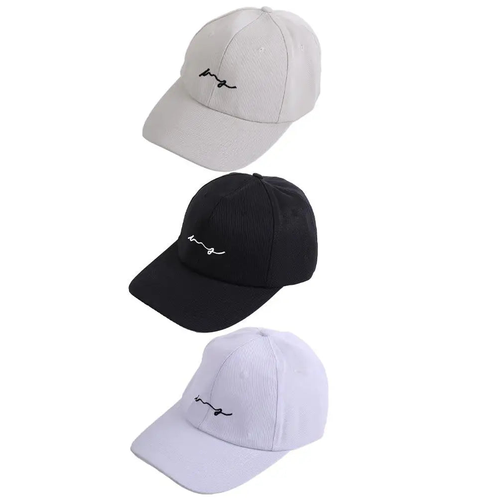Solid Color Embroidered Snapback Baseball Cap