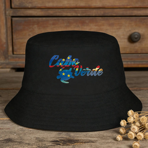 Cape Verde Flag Soft Fold Bucket Hat