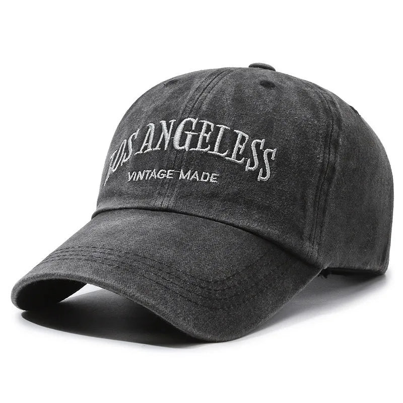 Vintage Distressed “LOS ANGELES” Embroidered Baseball Cap