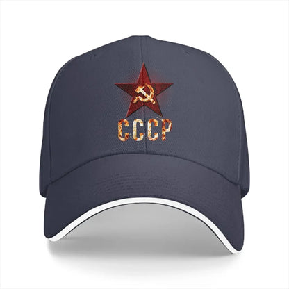 USSR CCCP Red Star Baseball Cap