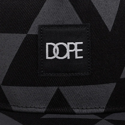 Black White Grid Snapback Hat Unisex
