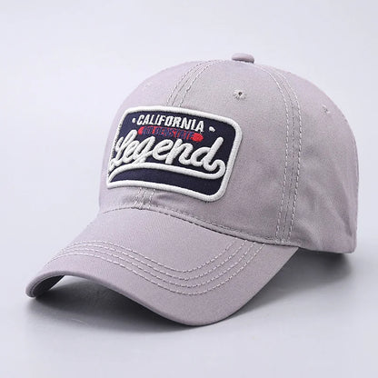LEGEND 3D Letter Embroidered Cotton Baseball Cap