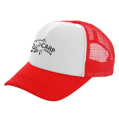 Funny Carp Fishing Trucker Baseball Cap