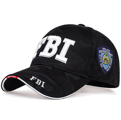 Kanye FBI Fashion Letters Baseball Caps
