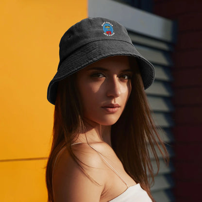 Bad Bunny Sapo Concho Washed Denim Bucket Hat