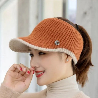 Knitted Empty Top Breathable Baseball Cap