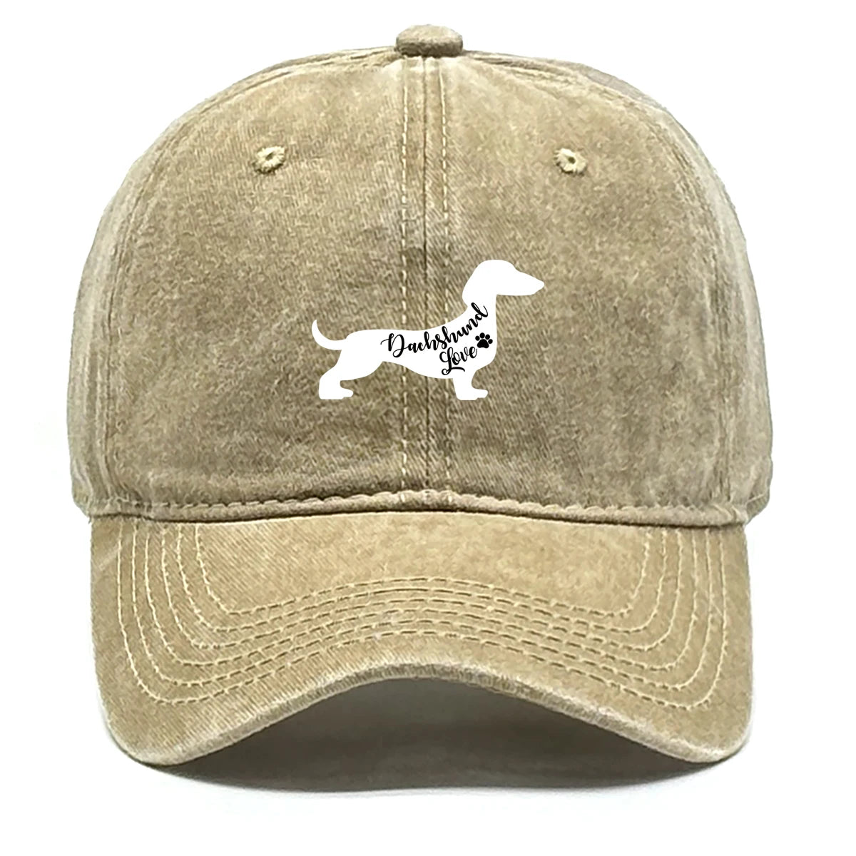 Dachshund Dog Adjustable Cotton Outdoor Baseball Cap