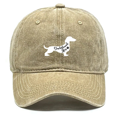 Dachshund Dog Adjustable Cotton Outdoor Baseball Cap