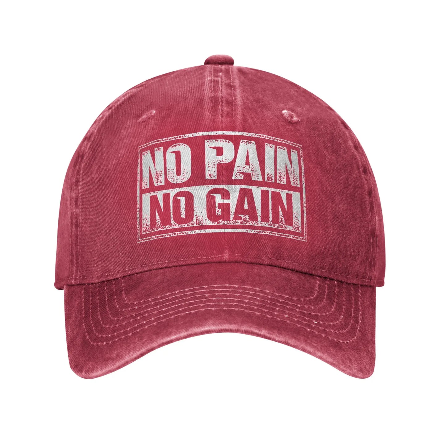 No Pain No Gain Gym Training Baseball Cap