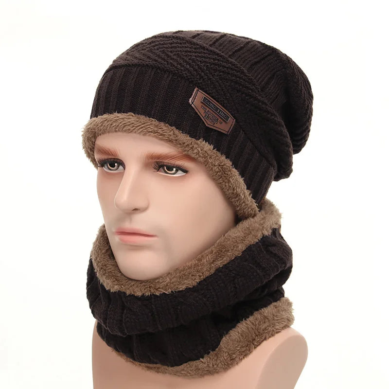 Knitted Wool Winter Beanie Hat