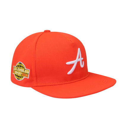 Adjustable Embroidered Flat Bill Snapback Baseball Hat