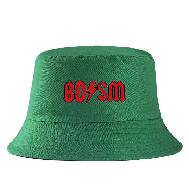 BDSM Letter Printed Reversible Bucket Hat