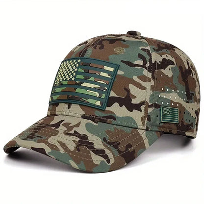 American Flag Skateboarding Baseball Hat