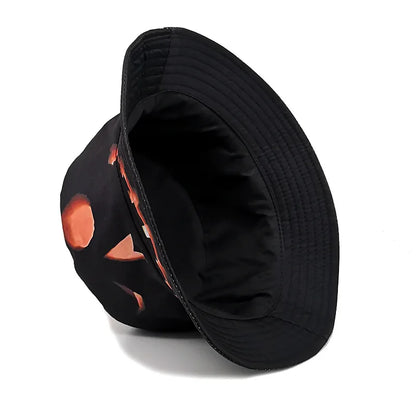 Halloween Pumpkin Ghost Reversible Bucket Hat